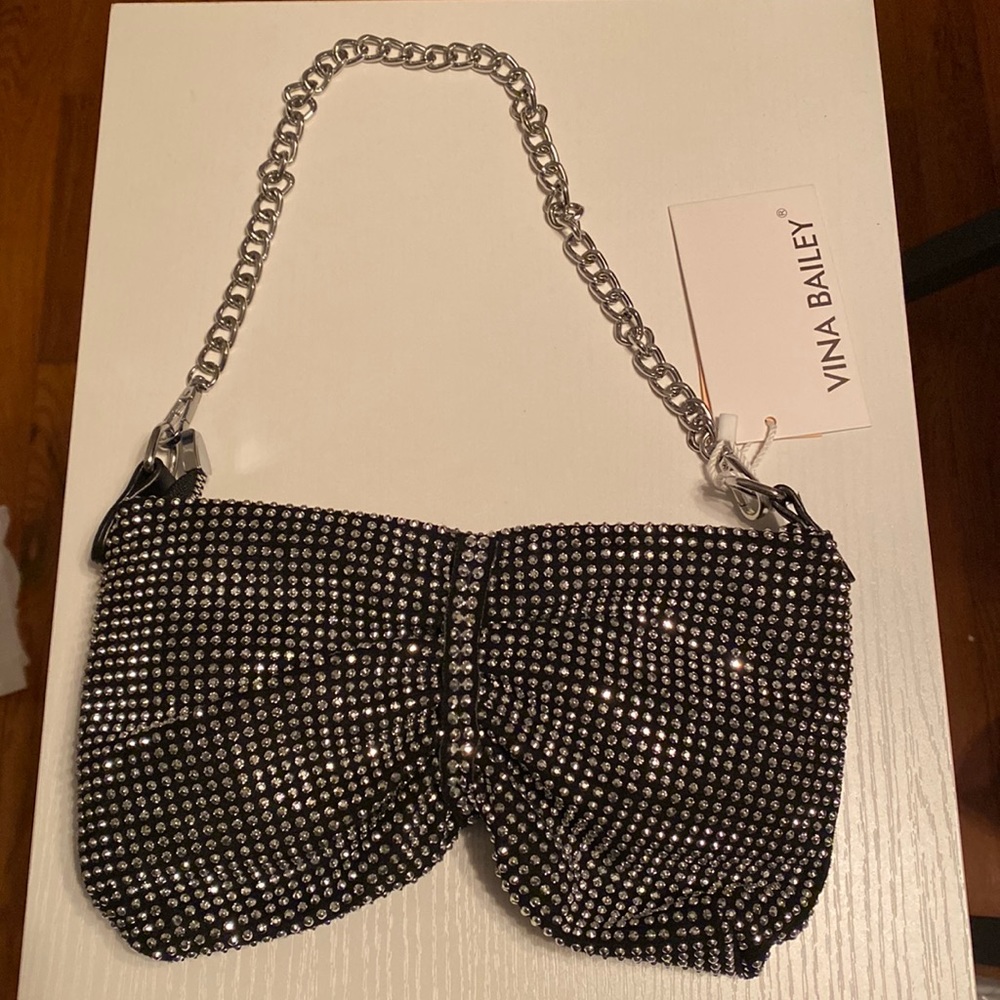 Rhinestone Clutch Purse